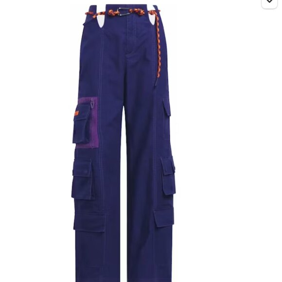 adidas Ivy Park Twill Cargo Pants Size 1X - Picture 2 of 7